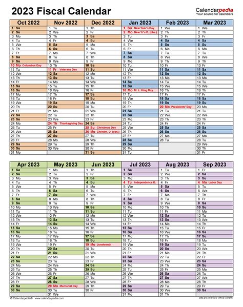 Printable Financial Year Calendar 2023 17 - YearlyCalendars.net