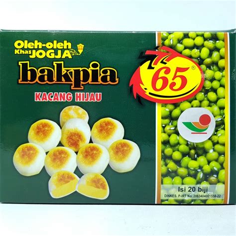 Jual Bakpia Basah Rasa Kacang Hijau Isi Pcs Bak Bapia Pia Asli