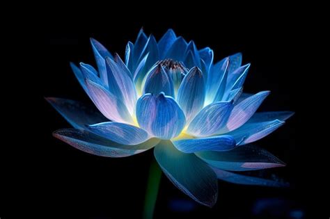 Premium Ai Image Blue Lotus Wallpapers That Are Sure To Make Your Day