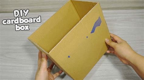 This Is What I Made With Cardboard Box Idea Diy Cardboard Box Craft Youtube