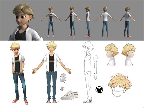 Adrien 2D to 3D Art Development - Miraculous Ladybug Photo (40257727) - Fanpop