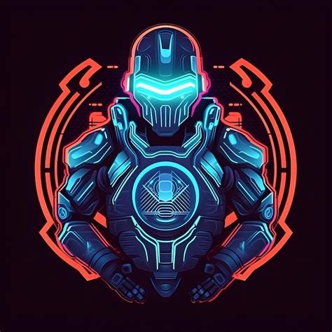 Futuristic Armored Soldier with Weapon can be used for Tshirt Design ...