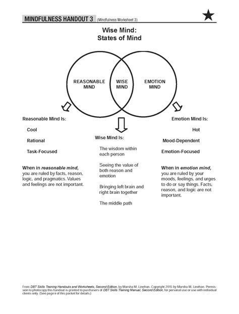 Dbt Wise Mind Handout