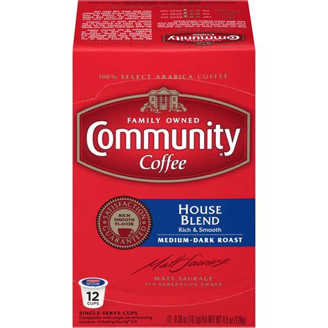 Community® Coffee House Blend Medium Dark Roast Coffee Single Serve