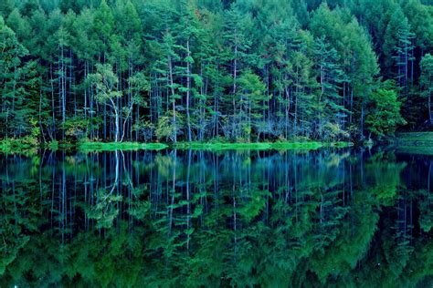 御射鹿池の風景 長野の風景 Japan Web Magazine 「日本の風景」 Japan Scene