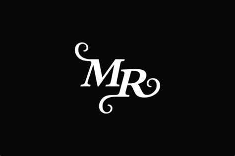 Monogram Mr Logo V Gr Fico Por Greenlines Studios Creative Fabrica