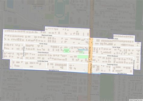 Map of Kenwood Estates CDP