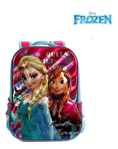 Mochila Infantil D Escolar De Costas Elsa E Anna Frozen Parcelamento