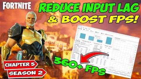 Fortnite Chapter 5 Boost Fps And Reduce Input Lag Fortnite Chapter 5 Textures Not Loading Fix