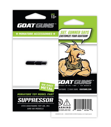 Goat Guns Mini Ar 15 Suppressor Extreme Airsoft Ri