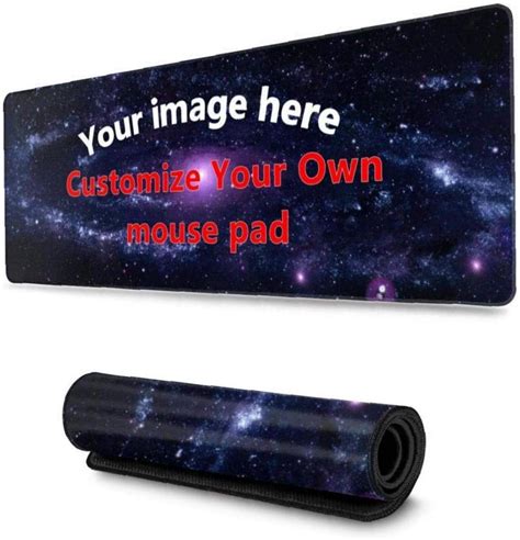 Custom Mouse Pad With Photo Text Personalized Customized