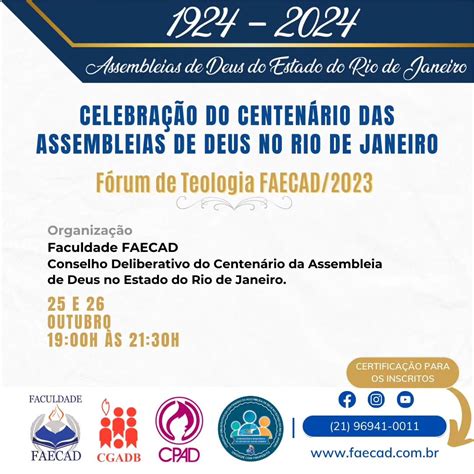 Celebração do Centenário das Assembleias de Deus no Rio de Janeiro