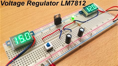 LM7812 Voltage Regulator Tutorial YouTube