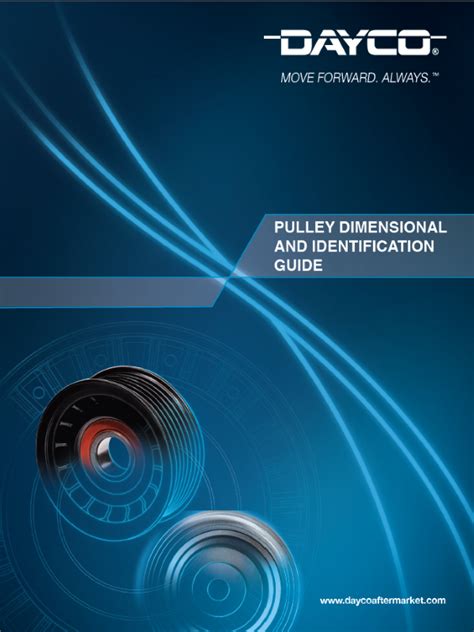 Pulley Dimensional And Identification Guide Dayco Aftermarket North America