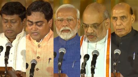 Modi Full List Of New Ministers