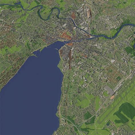 Geneva Switzerland - city and urban - FlippedNormals