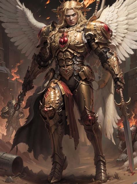 Sanguinius The Great Angel Caraxes Warhammer Art Warhammer 40k