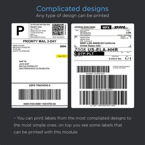 Online Shipping Label Template Detrester