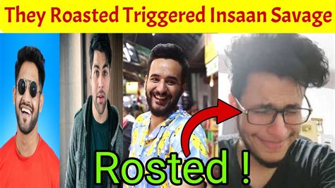 Thugesh Dhiru Monchik And Fukra Insaan Roasted Triggered Insaan Shorts Youtube