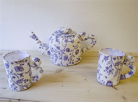 Комплект за чай в лила » Ателие Три Плюс