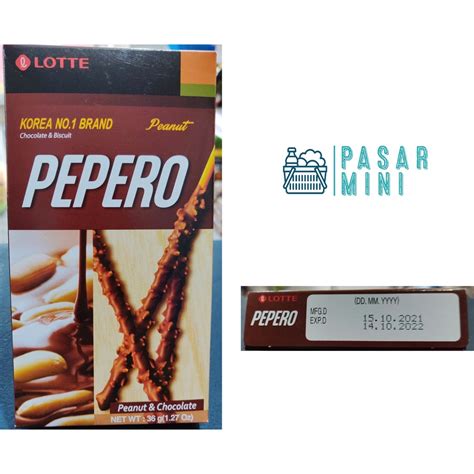 Lotte Pepero Chocolate Biscuit Shopee Philippines