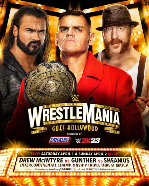 [Smackdown Spoilers] Official Graphic for Wrestlemania Match announced ...