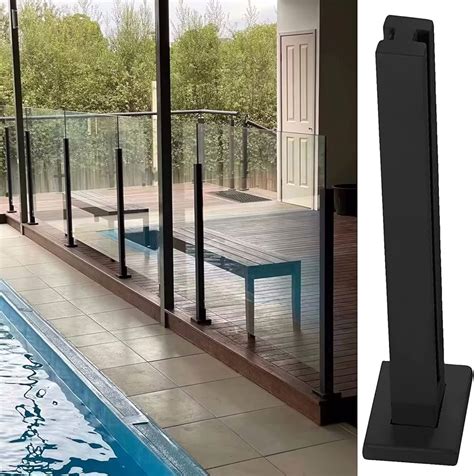 Railing Post Glass Holder Glass Clamp Glass Railing Post For Outdoor Pool Patio Commercial