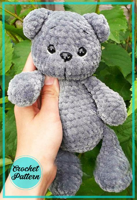 Plush Teddy Bear Amigurumi Pdf Free Crochet Pattern Amigurumiday