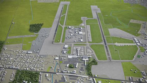 3D model Bucharest Henri Coanda Airport VR / AR / low-poly | CGTrader