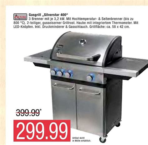 Activa Gasgrill Silverstar 400 Angebot Bei Marktkauf 1Prospekte De