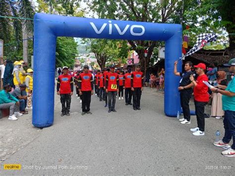 Tapak Wali Indonesia Cabang Banggai Ramaikan Lomba Gerak Jalan Semarak