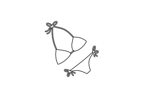 Summer Beach Bikini Line Icon Graphic By Goodcicadaid Creative Fabrica