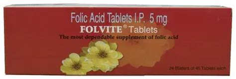 Folvite Folic Acid Tablet Silk Pharmacy