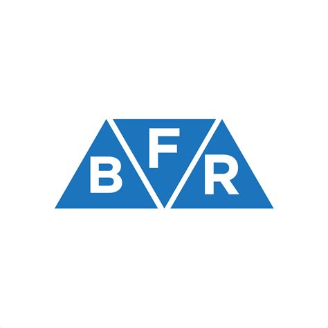 fbr triangle shape logo design  white background fbr creative