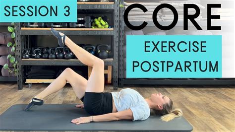 Core Exercise Postpartum Safe For Ab Separation Youtube