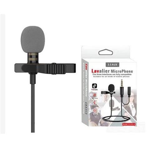 Microfone Lapela Lavalier Mm Shopee Brasil