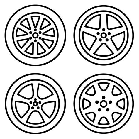 Shiny Car Wheel Illustrations Royalty Free Vector Graphics And Clip Art