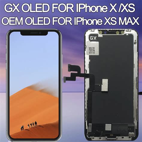 GX AMOLED LCD Display For IPhone X OLED OEM LCD Display 3D Touch Screen