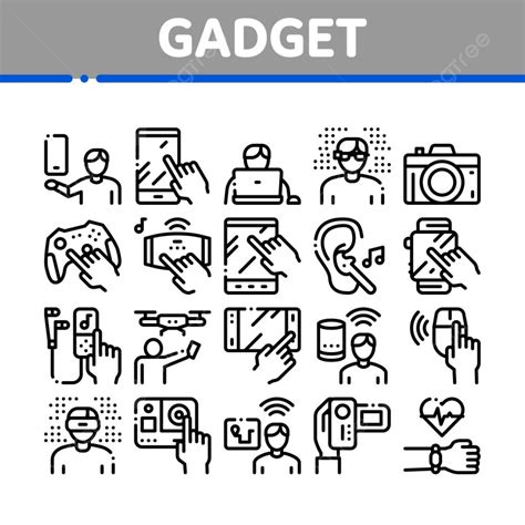 Computer Gadgets Devices Vector Art PNG Gadget And Device Collection