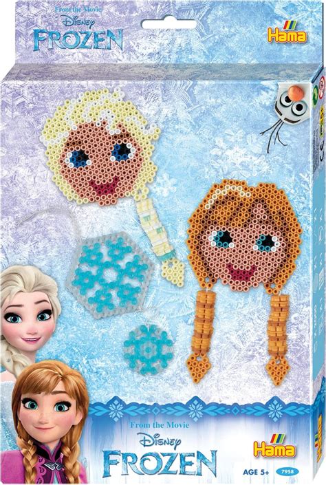 Hama Perlen 7958 Kleines Geschenk Set Frozen Mit Ca 2 000 Bunten Midi