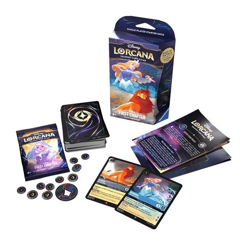 Disney Lorcana The First Chapter Tcg Starter Deck Sapphire And Steel