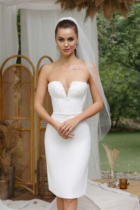 Vestido Corto De Boda