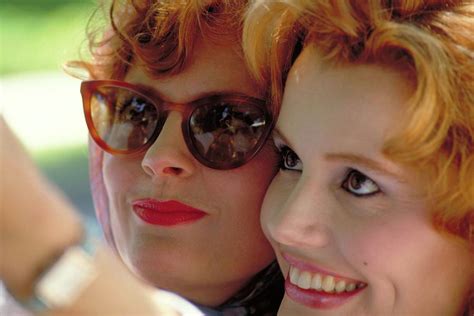 Susan Sarandon And Geena Davis In Thelma And Louise 1991 Photograph