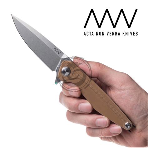 ANV Knives Z300 Stonewash Folding Knife, Coyote » Tenda Canada