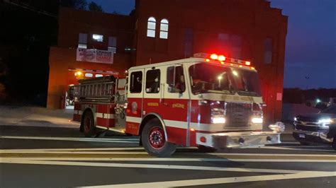 Meriden Fire Department Engine 3 Responding Youtube