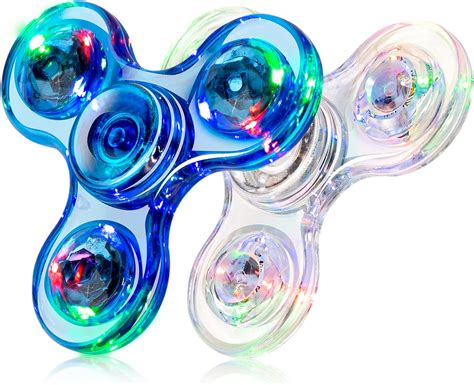 FIGROL Fidget Spinner, 2 Pack LED Light Up Fidget South Africa | Ubuy