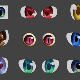 Stylized Anime Eye Generator Archives - AeBlender