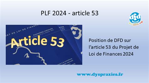 Position De Dfd Sur Larticle Du Projet De Loi De Finances