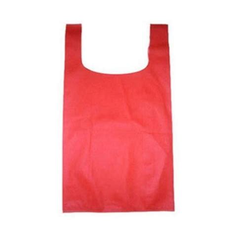 Red Color U Cut Non Woven Bag For Shopping Use At Best Price In