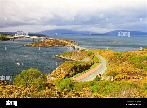 Kyle of Lochalsh, Skye Bridge Stock Photo - Alamy